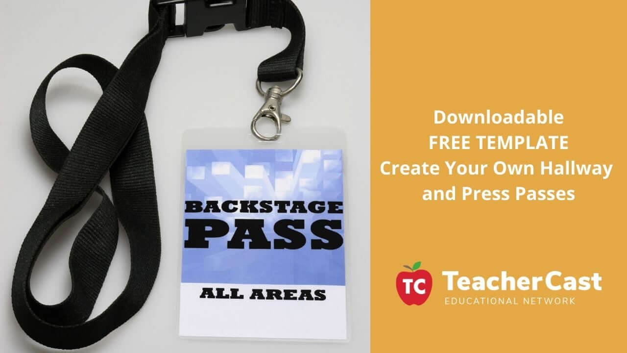 Create A Custom Hall Or Press Pass With Our Google Slides Template